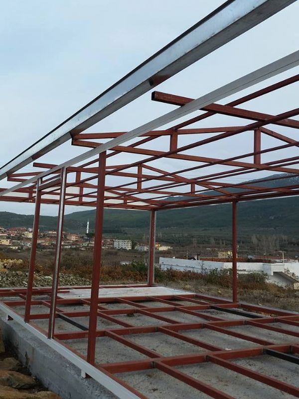 Prefabrik Ev-prefabrik ve çelik çatı